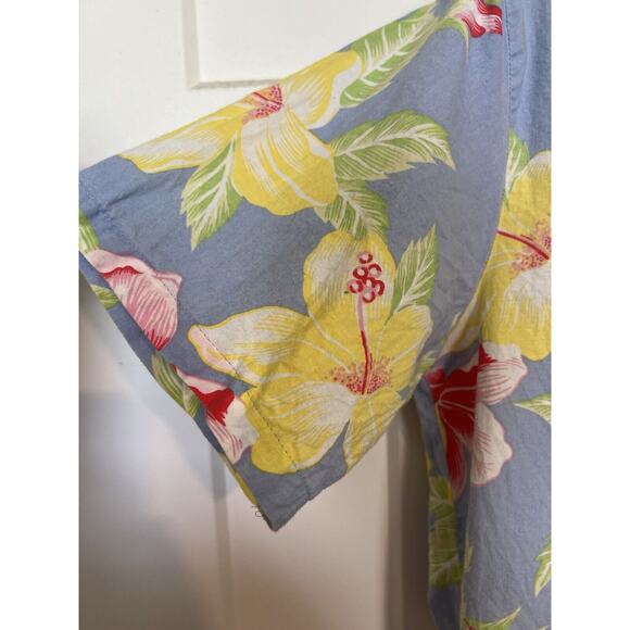 Vintage Marc Daniels Men's Large Hawaiian Shirt Short Sleeve Single Stitch - Picture 4 of 10